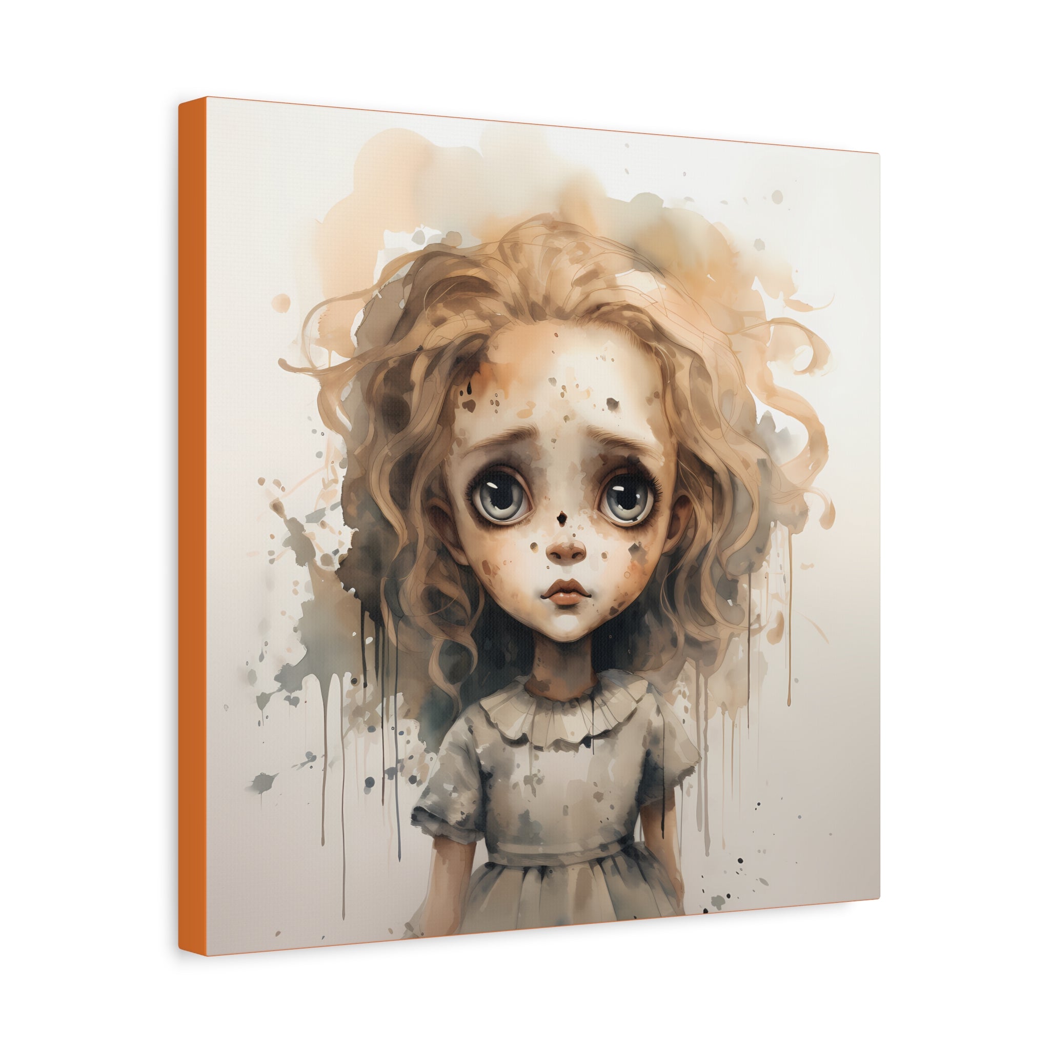 creepy Doll Canvas Art Print, Stretched Wall Decor, Surreal Girl Illustration, Unique Gift for Home, Art Lovers, Kids Room Decor, Art [...]