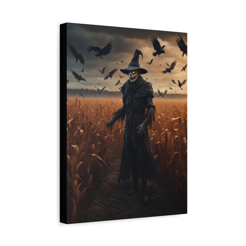 Brave Crows Canvas Art, Halloween Decor, Gothic Wall Art, Autumn Home Decor, Horror Art Print, Haunted House Decoration