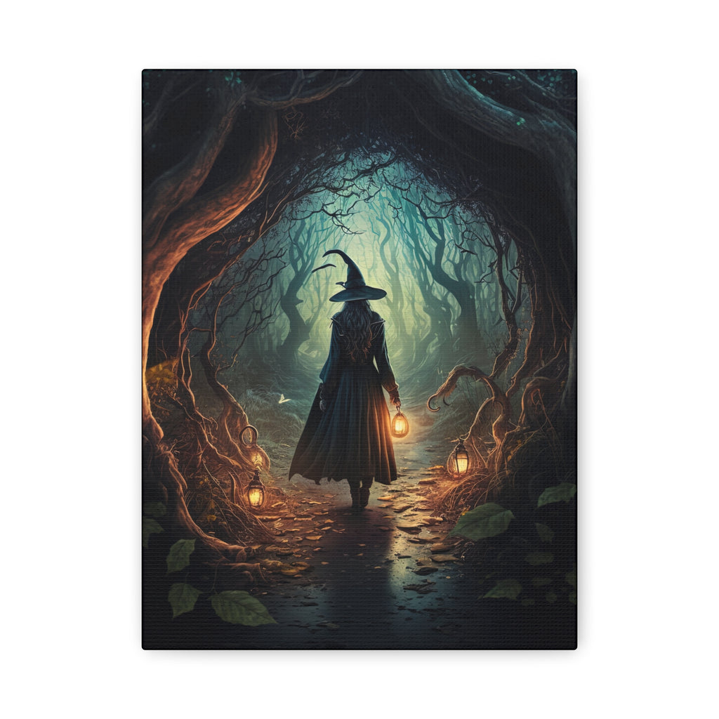The Holler Canvas Art Print, Wall Decor, Halloween Home Decoration, Witchy Decor, Bohemian Wall Art, Unique Gift for Witches