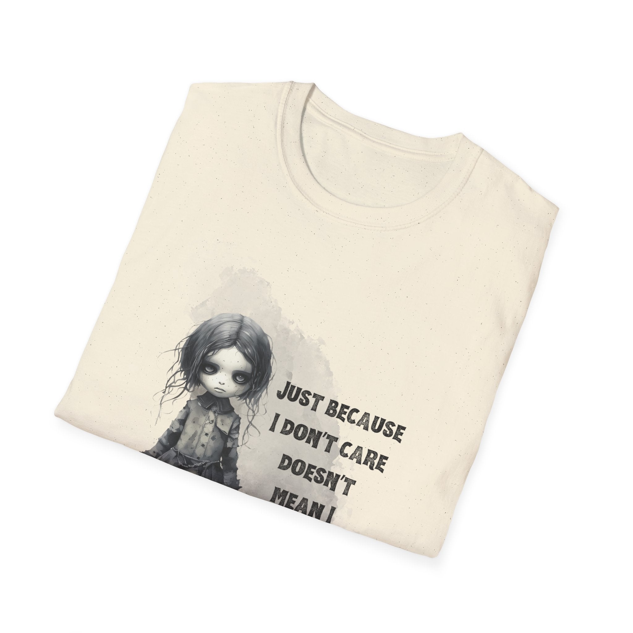 Creepy Doll T-Shirt, Unisex Graphic Tee, Casual Outfit, Unique Gift, Everyday Wear, Statement Apparel