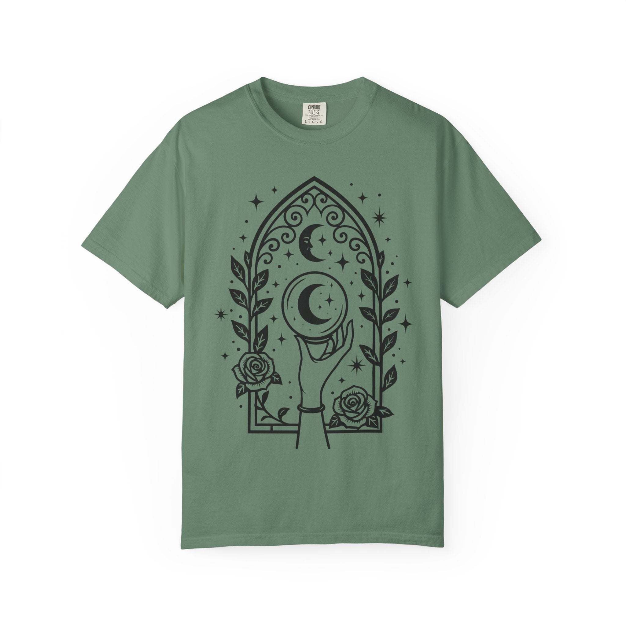 Gothic Arch Unisex T-Shirt | Celestial Graphic Tee, Gift for Astrology Lovers, Handmade Apparel for Everyday Wear, Spiritual Vibes