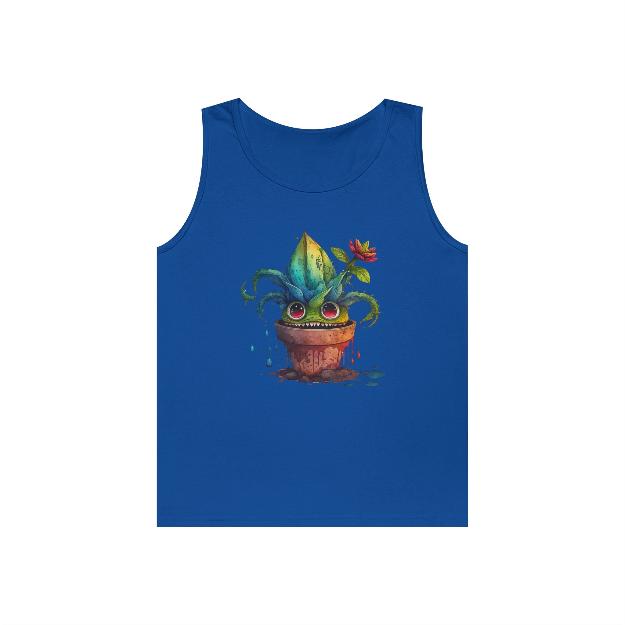 Creepy Garden Plant Tank Top – Fun Unisex Tee for Plant Lovers, Gardening Gift, Summer Wear, Eco-Friendly Fashion