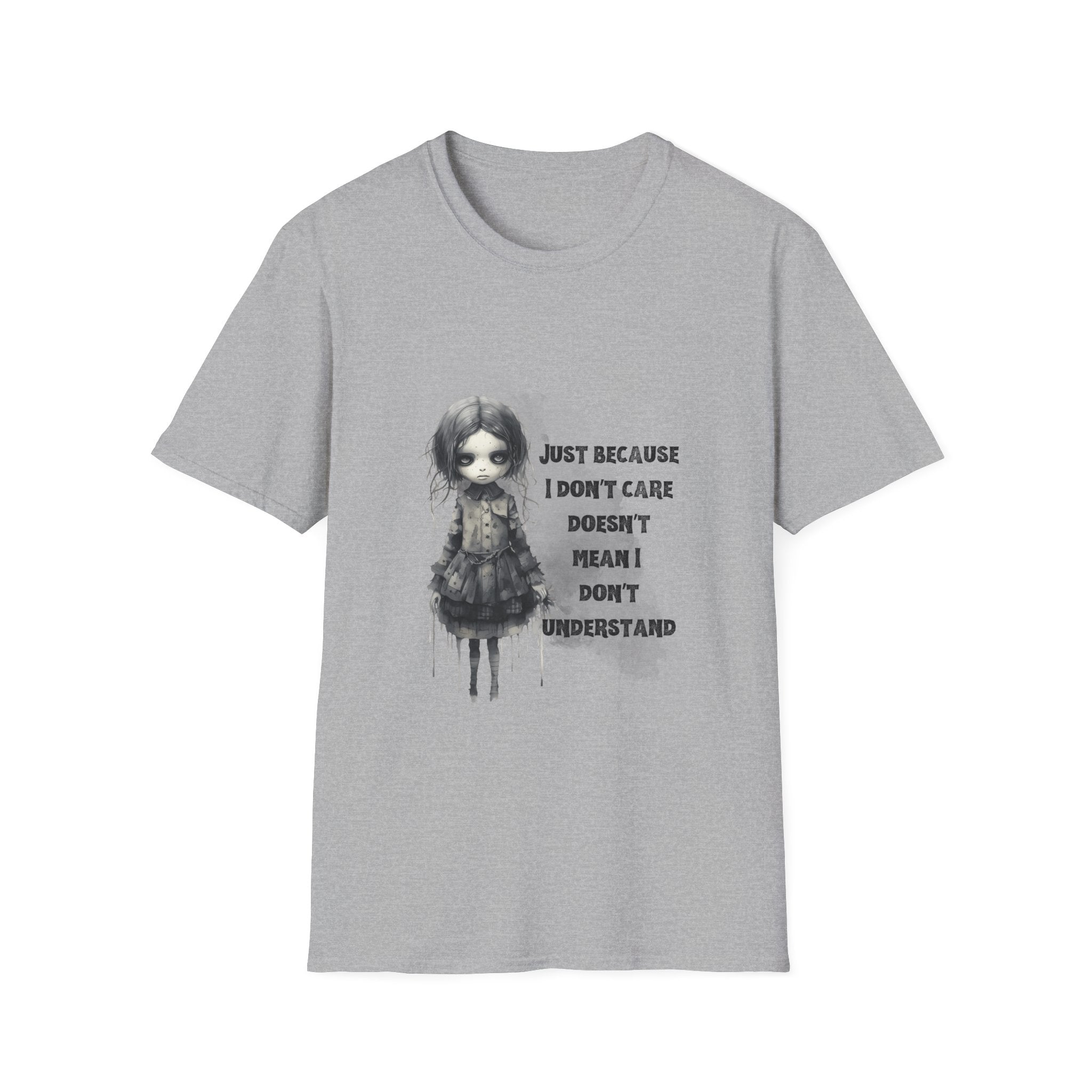 Creepy Doll T-Shirt, Unisex Graphic Tee, Casual Outfit, Unique Gift, Everyday Wear, Statement Apparel