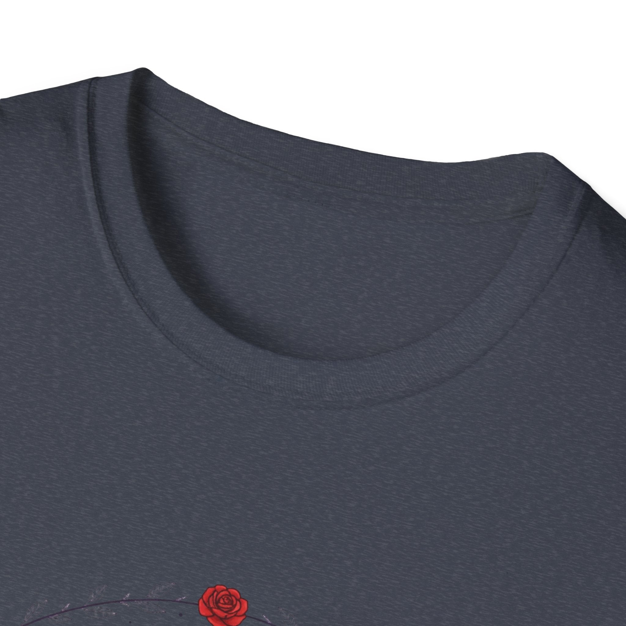 Witchy Floral T-Shirt for Every Occasion, Unisex Softstyle Tee, Halloween Gift, Cute Witch Shirt, Fashionable Tee, Everyday Style
