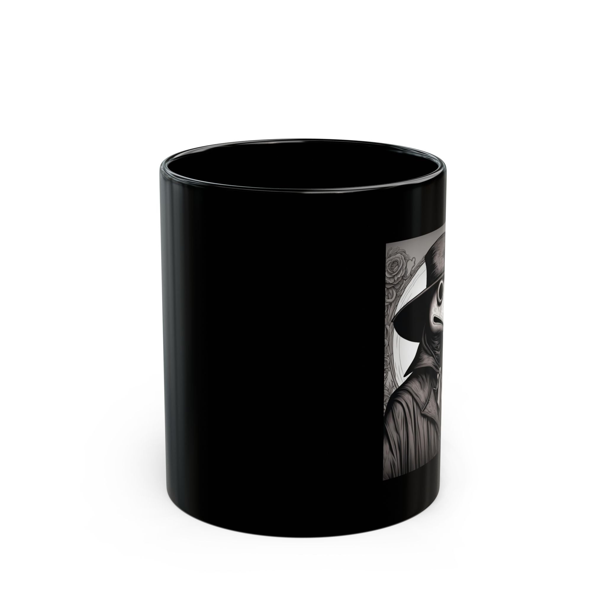 Spooky Plague Doctor Mug, Halloween Gift, Gothic Decor, Coffee Cup, Unique Tea Mug, Collectible Art Mug