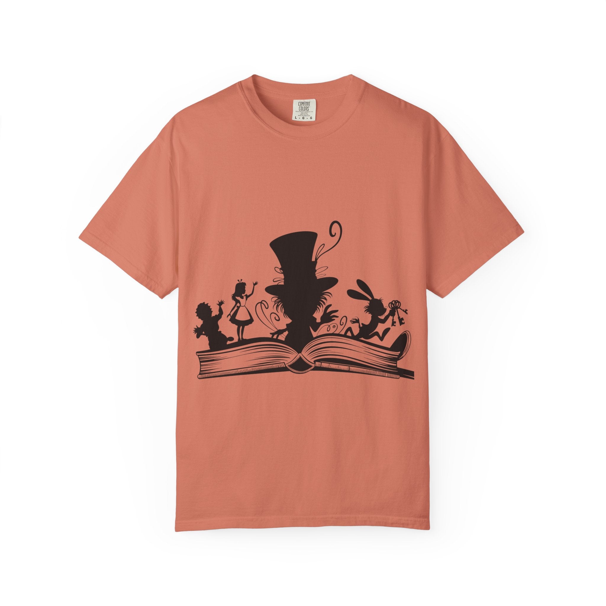Alice Unisex T-Shirt, Literary Gift, Book Lover Tee, Alice in Wonderland Shirt, Cute Graphic Shirt