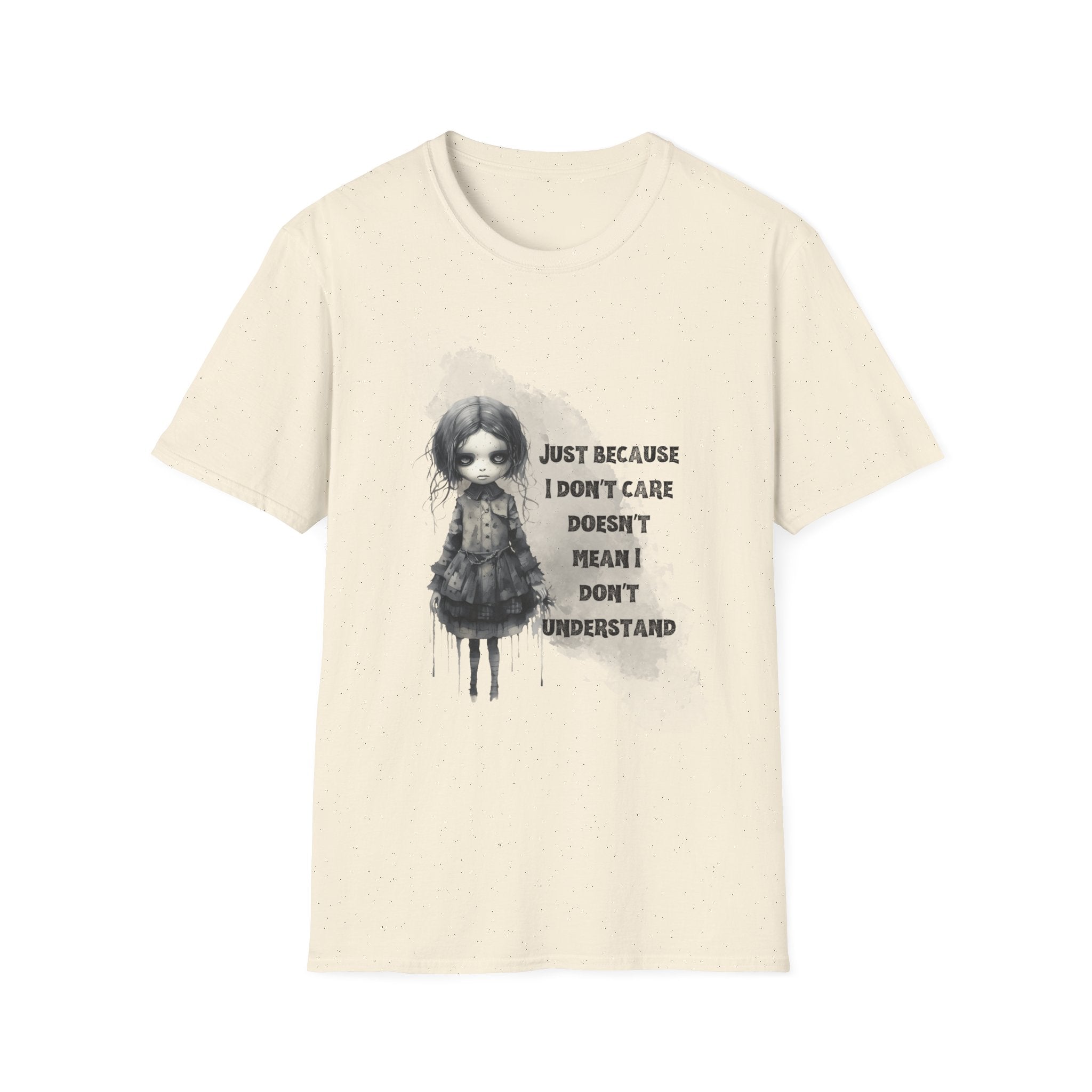 Creepy Doll T-Shirt, Unisex Graphic Tee, Casual Outfit, Unique Gift, Everyday Wear, Statement Apparel