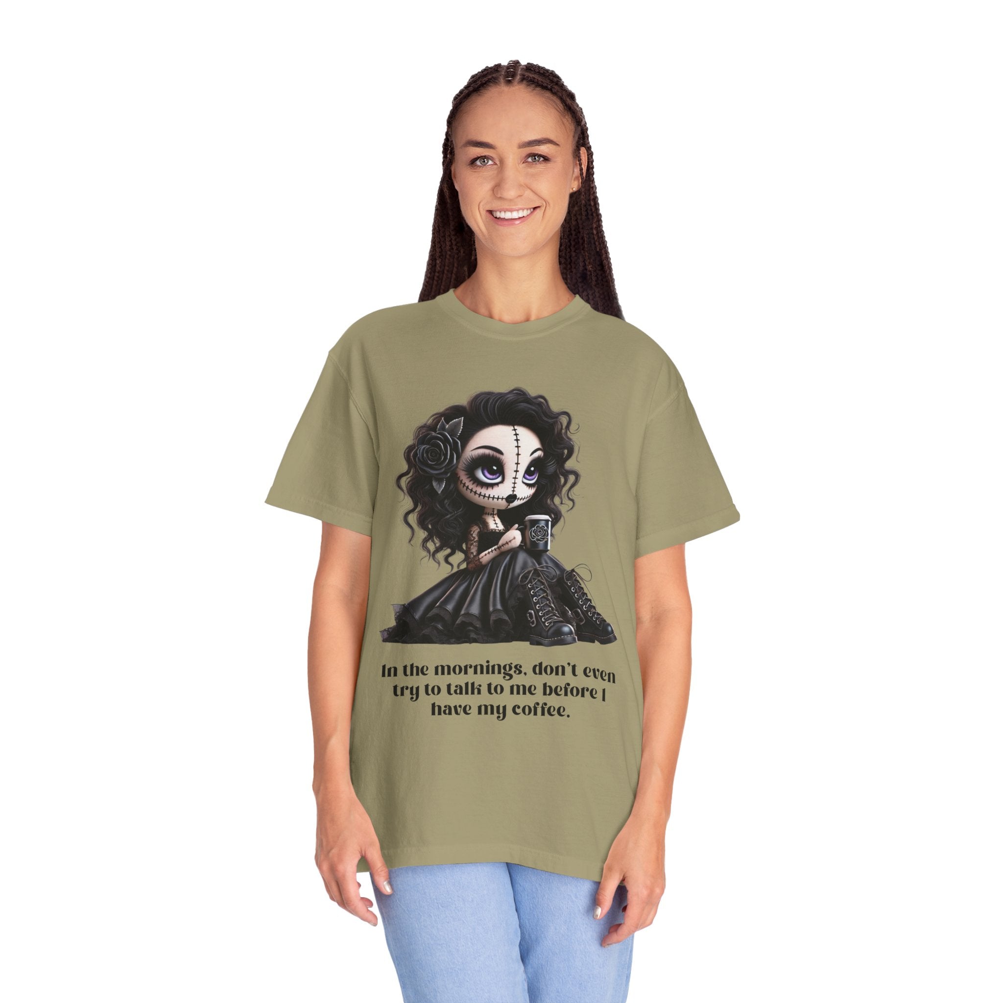 Creepy Doll Unisex Garment-Dyed T-shirt