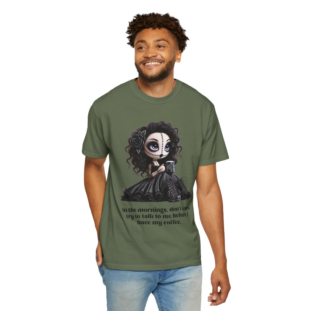 Creepy Doll Unisex Garment-Dyed T-shirt