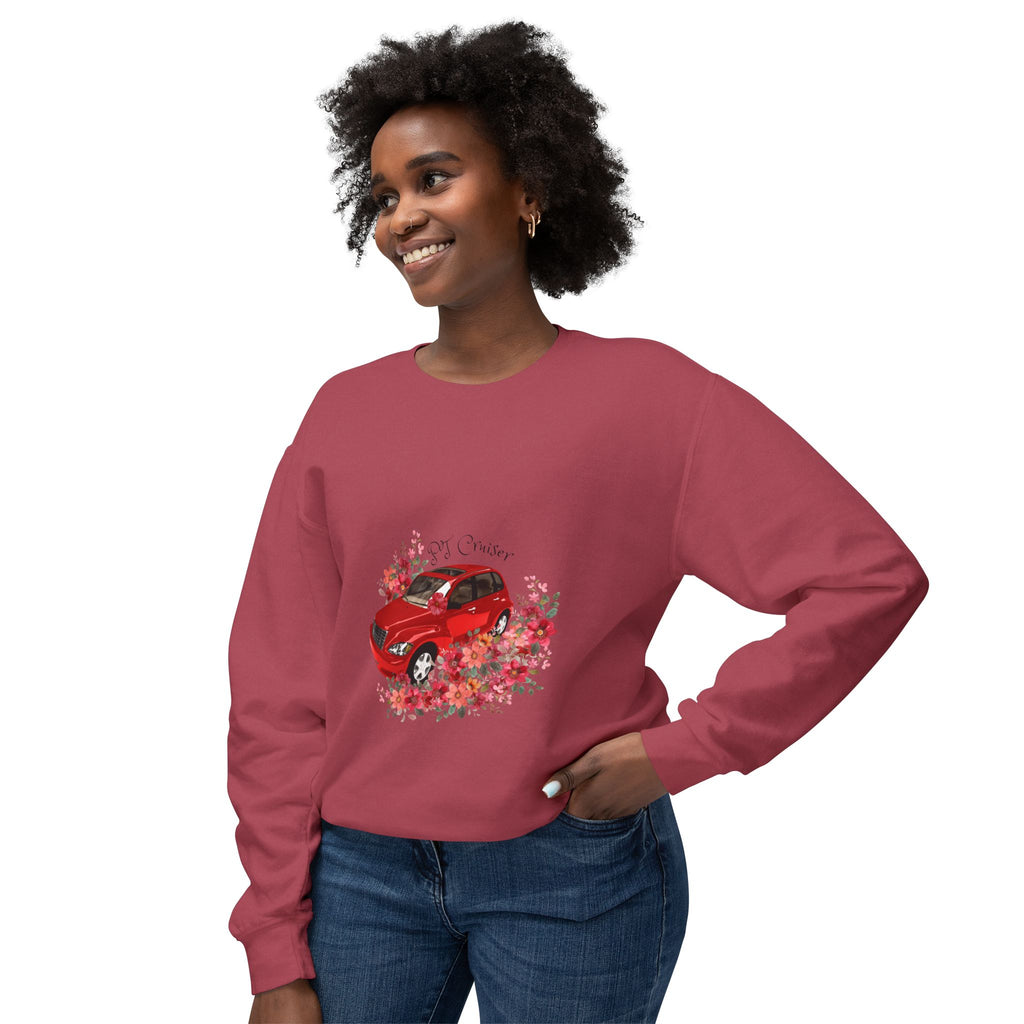 PT Cruiser Crewneck Sweatshirt, Unisex Lightweight Sweatshirt, Car Lover Gift, Spring Fashion, Everyday Wear