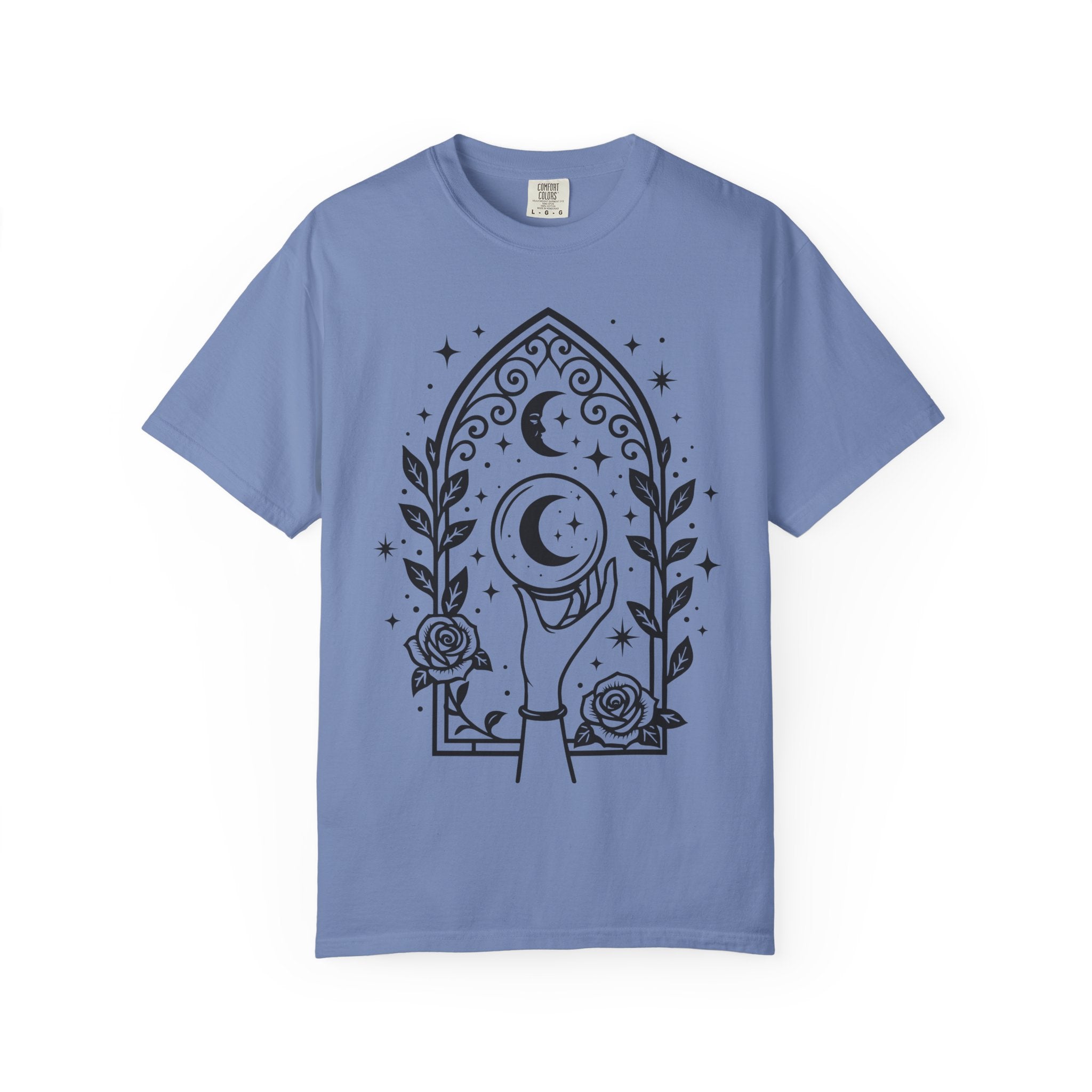 Gothic Arch Unisex T-Shirt | Celestial Graphic Tee, Gift for Astrology Lovers, Handmade Apparel for Everyday Wear, Spiritual Vibes