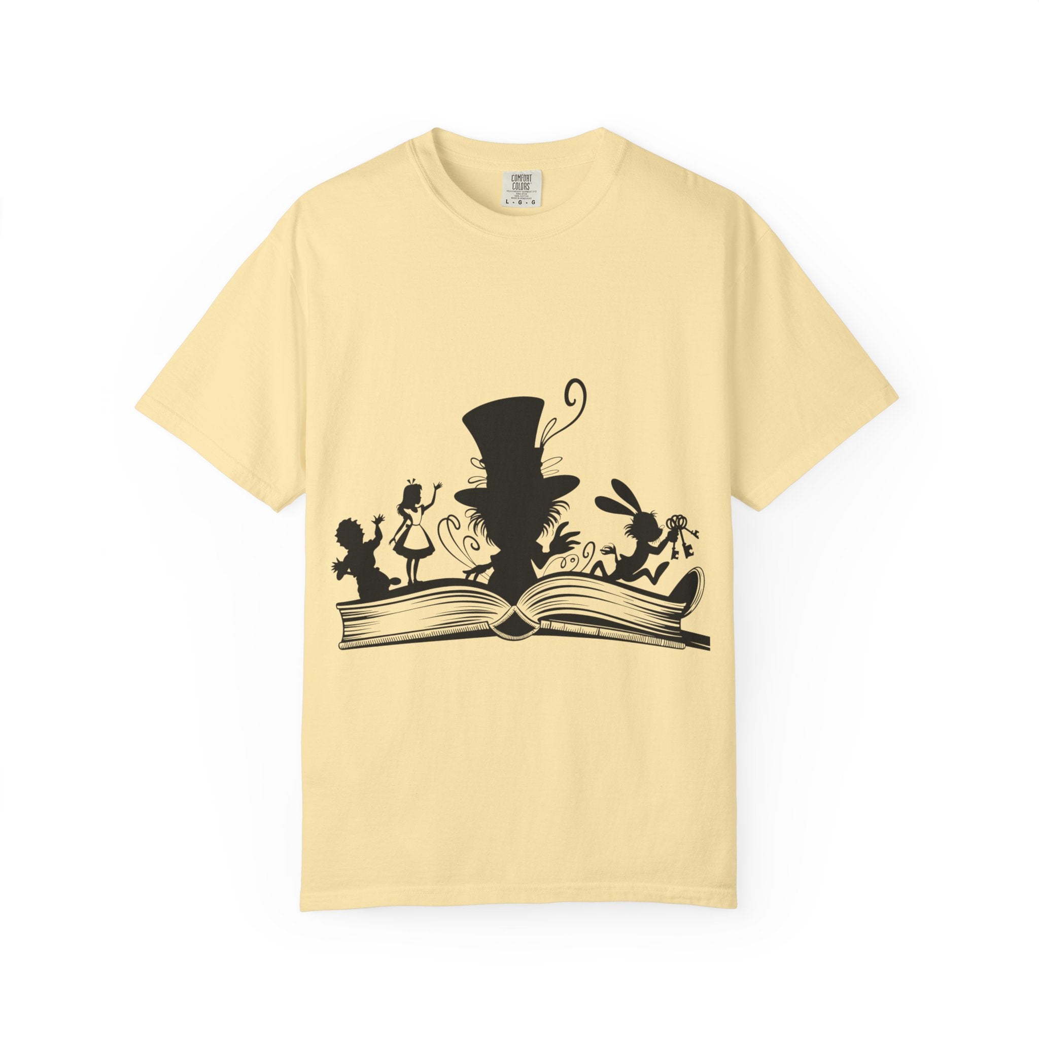 Alice Unisex T-Shirt, Literary Gift, Book Lover Tee, Alice in Wonderland Shirt, Cute Graphic Shirt