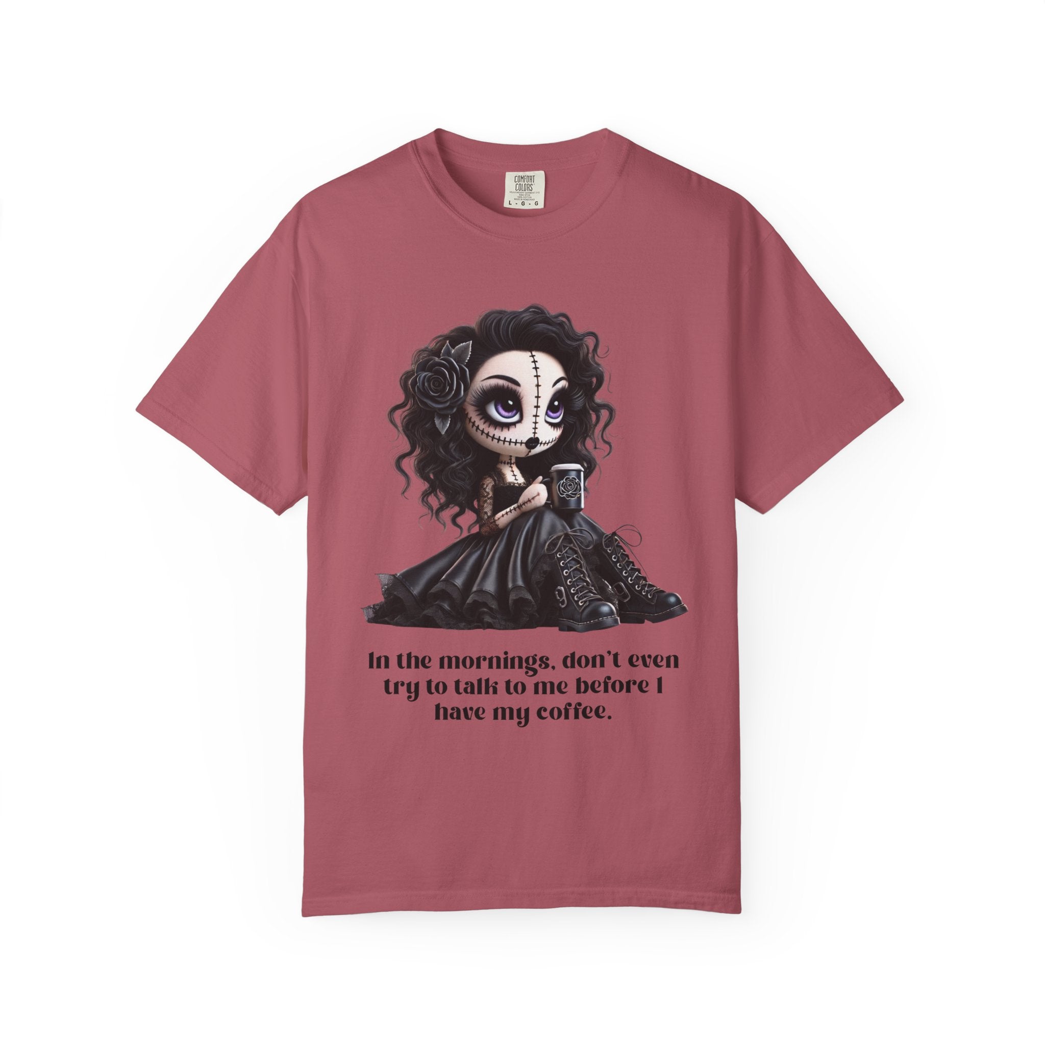 Creepy Doll Unisex Garment-Dyed T-shirt